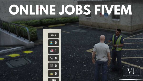 An onlinejobs fivem counter script for ESX is a script that allows you to see how many players are currently working in a job on your FiveM server.