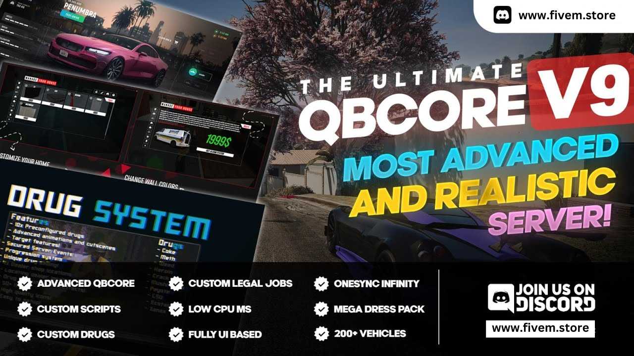 The Ultimate Qbcore V Server Fivem Store