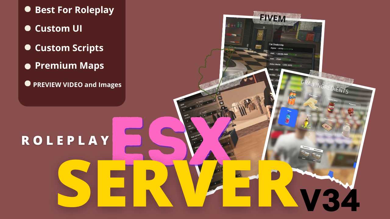 esx server template FiveM Store