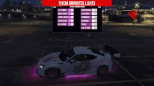 With fivem animated lights, take in FiveM's vibrant nightlife. See how this cutting-edge innovation improves the virtual world and gives the game experience