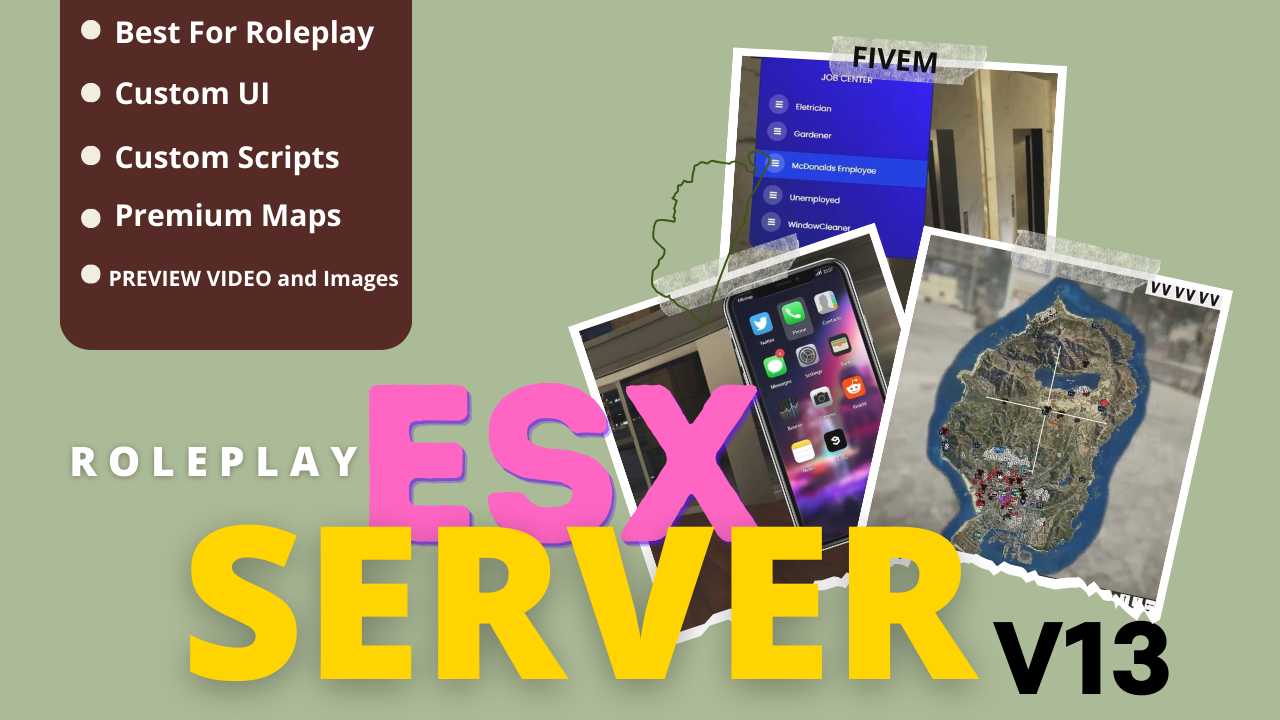 Fivem Esx Server For Sale 