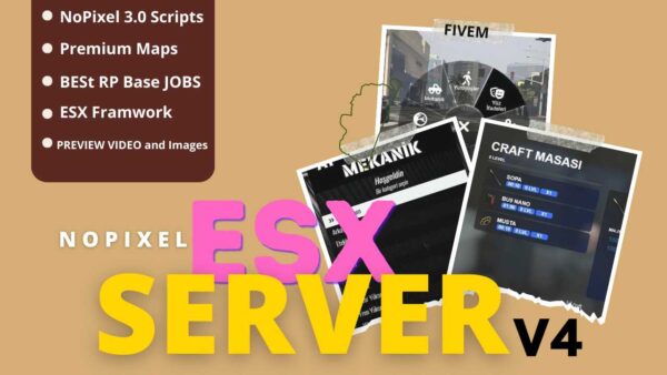 Discover the depths of our ESX NoPixel server, which has been painstakingly set up to provide a smooth and engaging experience. With customized employment, a well calibrated economy, and an innovative inventory system built for maximum realism, you may unleash your creativity. Our dynamic and constantly changing ESX server, inspired by NoPixels, offers a captivating and dynamic environment for roleplayers of all skill levels to call home. Discover original plots, establish partnerships, and control your character's course in a server that is renowned for its dedication to excellence and creativity. Join our NoPixel ESX server now to take part in a dynamic community that emphasizes innovation, authenticity, and the quest of endless roleplaying possibilities. Set off on an adventure unlike any other.