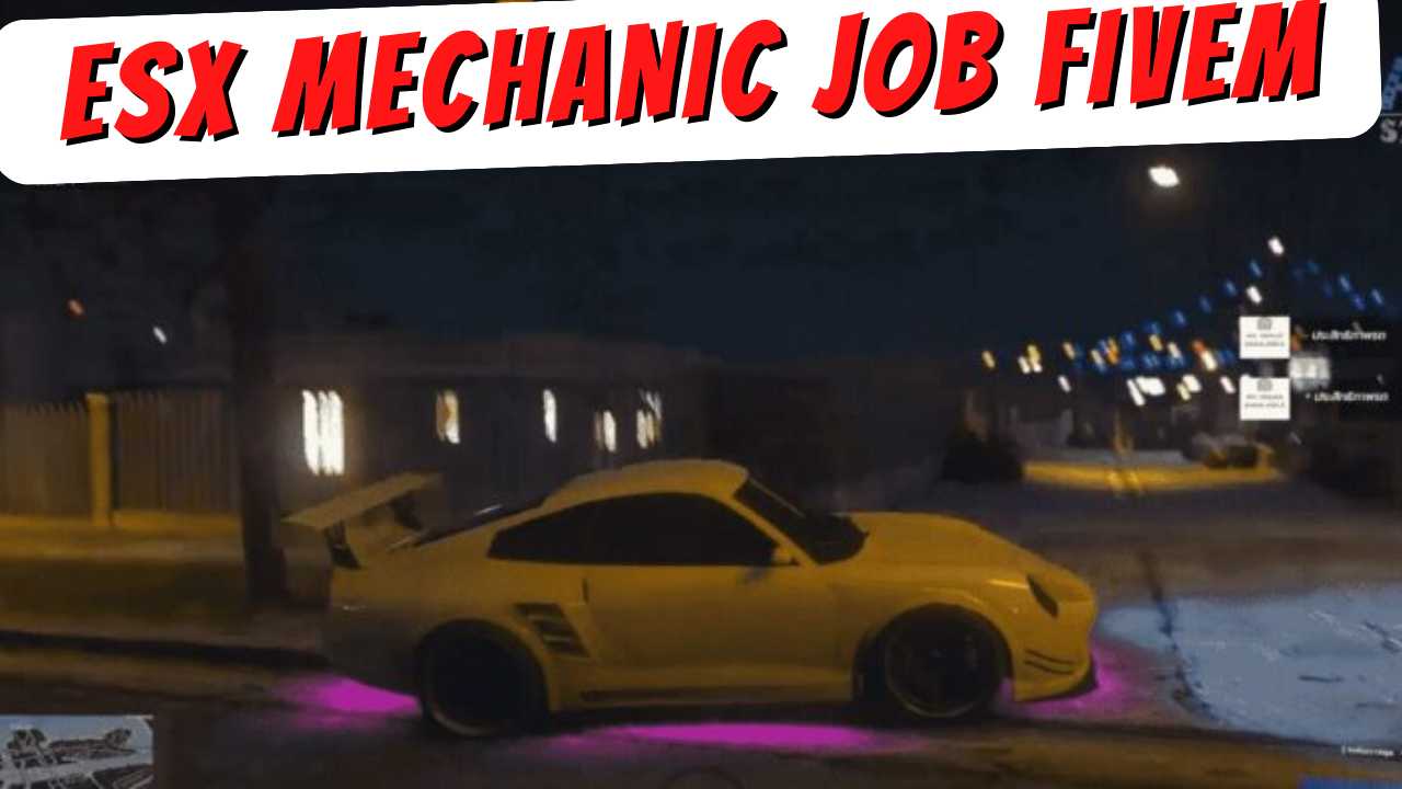 Esx Mechanic Job Fivem Fivem Store