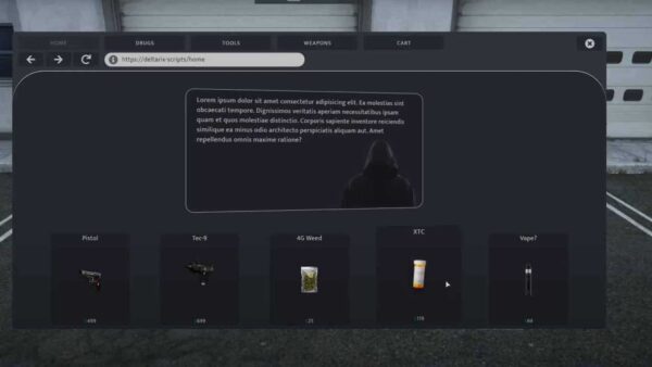 Discover the mysteries of the fivem dark web script and delve into the uncharted territories of the virtual world. Explore the possibilities