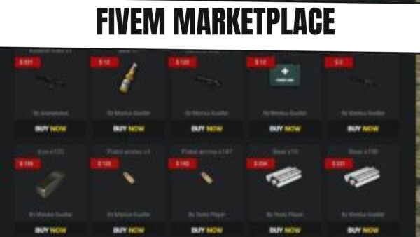 FiveM's virtual environment by using the Marketplace. Unleash your creativity and improve your game experience with a wealth of mods, scripts, and assets.