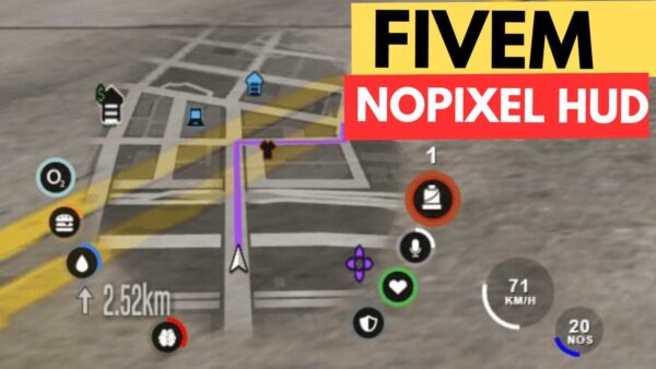 the features and advantages of the FiveM NoPixel HUD, a user interface solution made to improve gaming experiences and immersion in virtual environments.