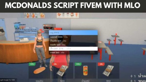 McDonald's Script FiveM with MLO to optimize your FiveM server. To improve server performance and provide a captivating game experience,