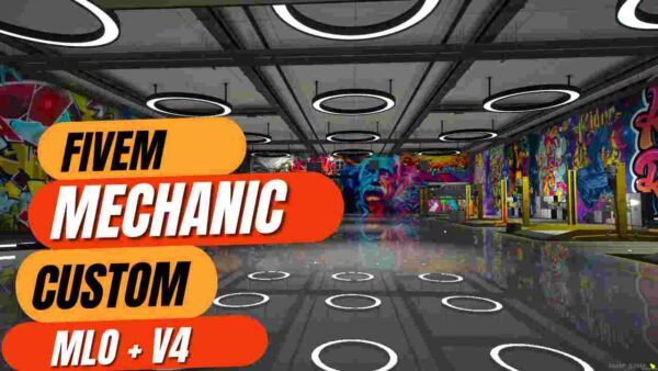 Discover the world of Fivem Mechanic Custom MLO V4 and revolutionize your FiveM garage. Explore detailed environments and enhance