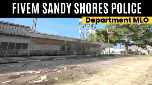 Dive into the virtual world of law enforcement with Fivem Sandy Shores Police Department MLO, offering a realistic and immersive experience for Fivem