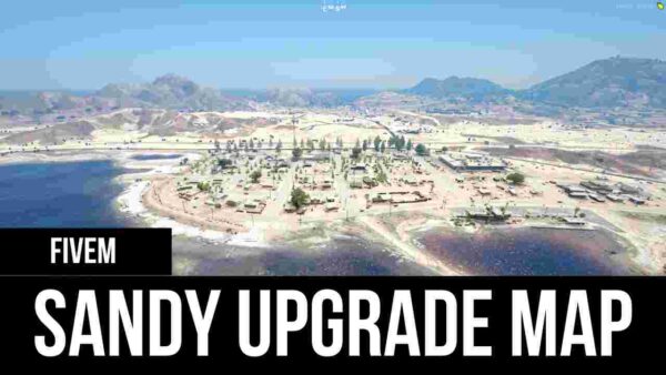 Experience Fivem like never before with the Sandy Upgrade Map! Dive into a world of enhanced gameplay and explore the revamped Sandy Shores