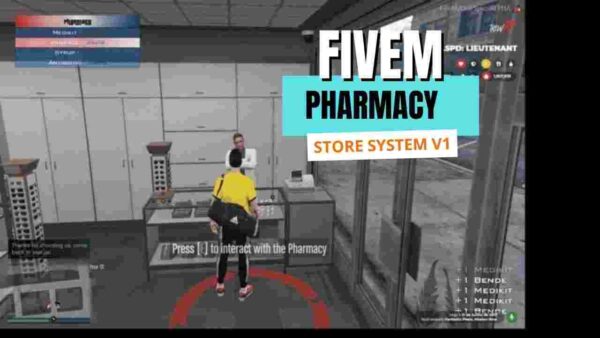 Dive into the dynamic world of Fivem Pharmacy Store System V1 with this detailed guide. Learn how to manage your virtual pharmacy, stock medications