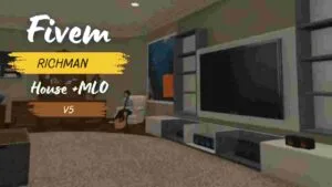 Fivem Richman House MLO V5 is a meticulously crafted virtual property located within the prestigious Richman district of the Fivem game world.