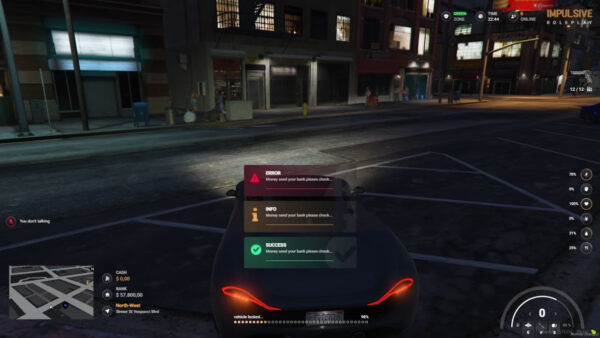 FiveM Status Hud V53 is a powerful tool for enhancing your GTA V gameplay experience on the FiveM platform. With its extensive customization options,