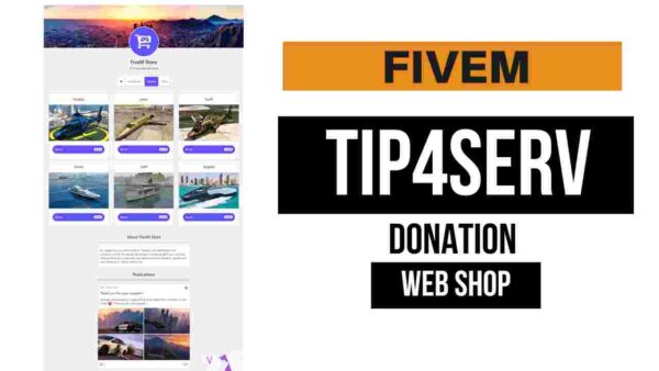 Fivem Tip4Serv donation web shop is a vital tool for supporting your favorite gaming servers. By donating, you ensure the servers continue to operate