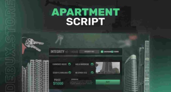 The FiveM Apartment Script offers an immersive and engaging experience centered around apartment living within the FiveM server environment.