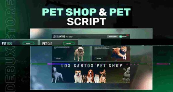 Explore the world of virtual pet ownership with the FiveM Pet Shop & Pet Script. Learn about its features, benefits, installation process