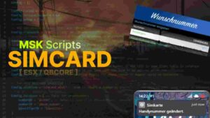 The FiveM Simcard script is a powerful addition to any FiveM server, providing enhanced realism, improved communication, and new gameplay opportunities.