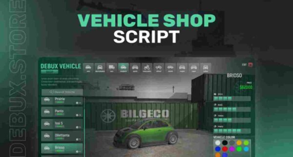 Discover the FiveM VehicleShop Script for a seamless vehicle purchasing experience. Learn about its features, benefits, installation process, and more