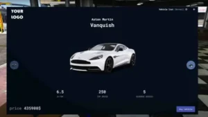FiveM VehicleShop System V11 combined with the Garage System offers a comprehensive and efficient solution for vehicle management on your server