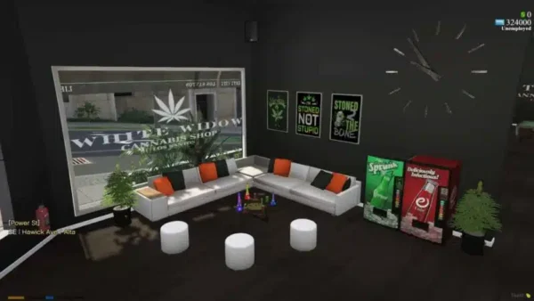 The Fivem White Widow Cannabis Cafe Shop MLO offers players an immersive and unforgettable experience at the ultimate cannabis destination.