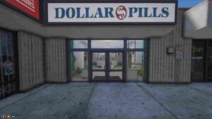 Explore the Dollar Pills FiveM mod, enhancing your GTA V role-playing experience with custom pharmacies and interactive gameplay elements.