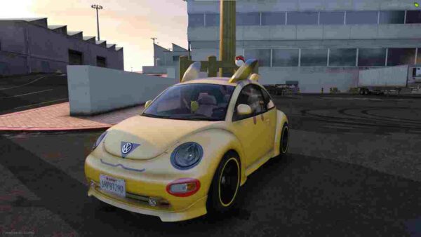 the Fivem Volkswagen Beetle Pikachu Car is a delightful fusion of classic charm and modern innovation. Its unique design, advanced features, and efficient