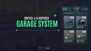 FiveM is a multiplayer modification framework that allows you to play on customized multiplayer servers for Grand Theft Auto V. One of the most popular servers is NoPixel, known for its high-quality roleplay experiences. The NoPixel Garage 4.0 script is an essential addition for server administrators looking to enhance their server's functionality. 