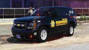 The Blaine County Sheriff Office Car in FiveM is a vital asset for law enforcement in rural and suburban settings. Designed to meet the needs of sheriff’s departments, this vehicle combines reliability with functionality, making it ideal for patrolling vast areas and responding to a range of situations.