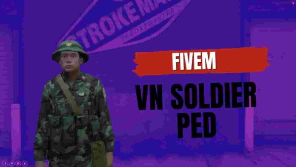 The FiveM VN Soldier Ped is a standout choice for those seeking an immersive military role-play experience. This ped, designed to reflect the appearance and gear of a Vietnamese soldier, adds a layer of authenticity and depth to any FiveM server. Whether you’re engaged in combat scenarios or historical reenactments, the VN Soldier Ped is a valuable asset for enhancing gameplay.