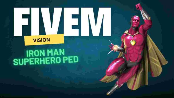 The FiveM Vision Iron Man Superhero Ped brings the iconic Marvel superhero into the immersive world of FiveM. This ped, inspired by the technological marvel of Iron Man, offers players a chance to embody a high-tech hero in their role-playing adventures. Perfect for superhero scenarios or futuristic settings, the Vision Iron Man Ped enhances the excitement and dynamics of your gameplay.