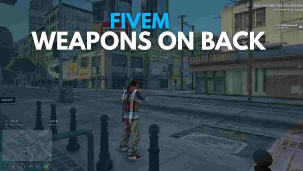 Adding weapons on your back in FiveM is a small but significant enhancement to your gameplay. It not only makes your character look