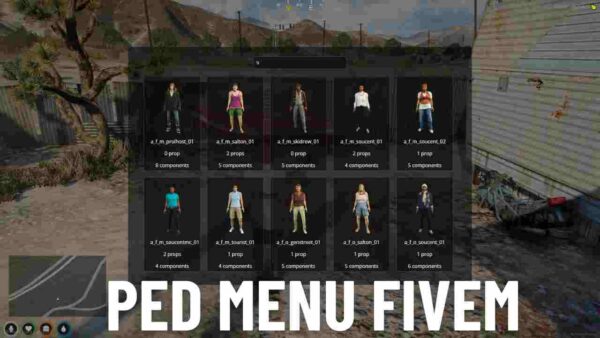 Explore the fascinating world of Ped Menus in FiveM, a modding tool for GTA V. Learn how to install, customize, and safely use Ped Menus to enhance