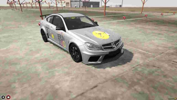 Unleash raw power with the Mercedes-Benz C63 AMG Coupe Black Series mod for Fivem. Get ready for a thrilling drive with stunning speed and style!