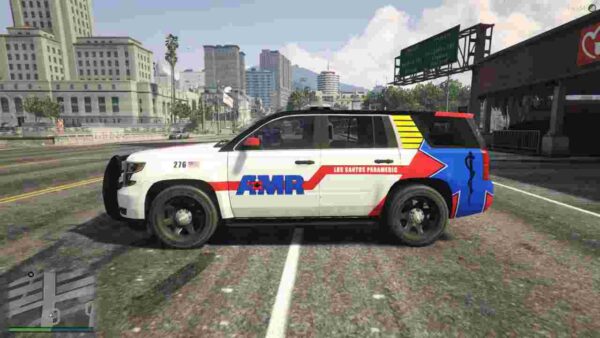 Enhance your FiveM server with a Fivem 2015 Tahoe American Medical Response mod. Perfect for realistic EMS roleplay, bringing authentic emergency response