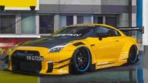 Upgrade your FiveM server with the Fivem 2019 Nissan GT-R LB car mod, combining powerful performance and stunning design for an unforgettable driving