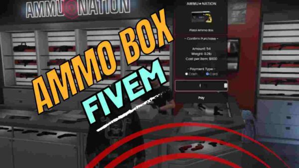 You may sell fivem ammo boxes in bulk with this script. Why not make your players unpack their ammunition once you sold them a box of ammunition?