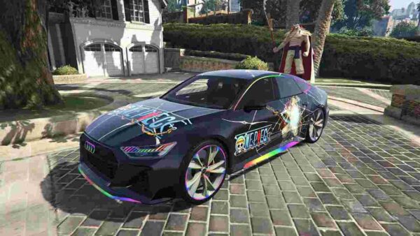 Check out the Fivem Audi RS7 with RGB lights and the One Piece Whitebeard ped. Customize your gameplay with this exciting car and character mod.