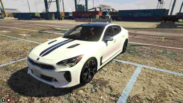 Unleash the power of the Kia Stinger GT in Fivem. Drive with style and speed in this detailed car mod, bringing realism to your game.