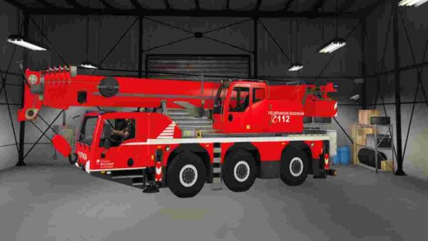 Discover the Fivem LIEBHERR LTM 1050 FEUERWEHR BERLIN mod and experience realistic firefighting missions in your game. Perfect for enthusiasts!