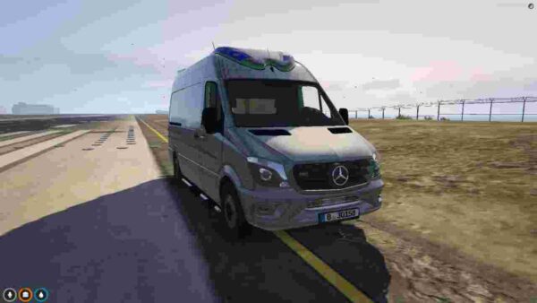 Enhance your Fivem gameplay with the Mercedes Benz Sprinter 2015 mod. Perfect for immersive driving with versatility and reliable performance.