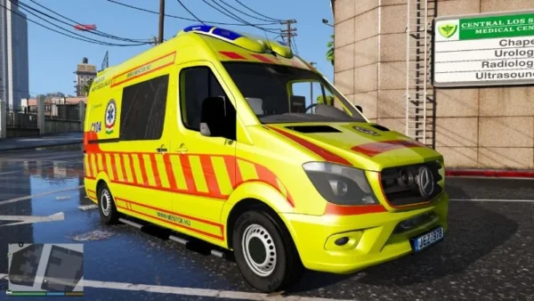 Discover the Fivem Mercedes Sprinter Facelift Hungarian Ambulance mod. Get details on features, installation, and enhance your emergency roleplay.