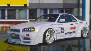 Get ready to dominate the streets with the Fivem Nissan Skyline R34 Rocket Bunny Car mod. A blend of speed and style for any racer.