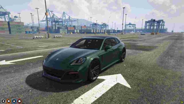 Drive the 2021 Porsche Panamera 4S E-Hybrid in Fivem. Enjoy luxury and performance with this high-end car mod for an elite gaming experience