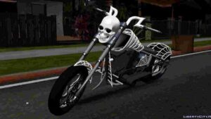 Experience the thrill of riding the Sanctus, a custom chopper with unique design and powerful features in FiveM.