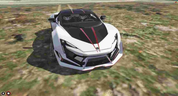 Unleash the power of your Fivem W-Motors Fenyr Supersport 2016 with the striking Dragon Yin Yang livery. Stand out on the streets!