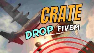 You can drop crates with weapons, gear, or money at random points on the map by using the open-source Crate Drop Fivem script. It is quite simple to use and configure.