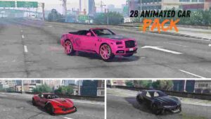 Enhance your Fivem server with the 28 Animated Car Pack, featuring cars with interactive animations for an exciting and immersive experience.