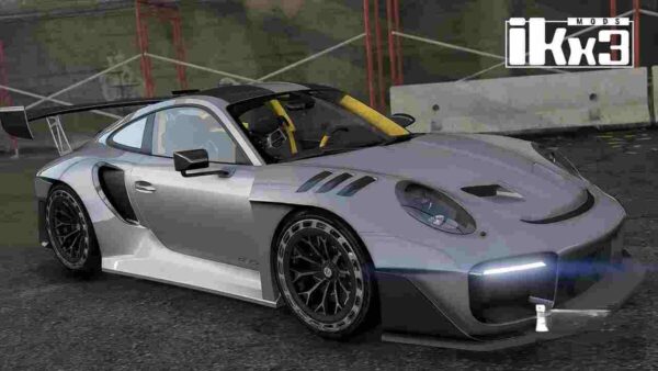 Experience the thrill of the Fivem 2017 Porsche 911 GT-RSR Duke Dynamics mod with stunning detail and realistic performance for immersive driving in GTA V.