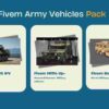 Add realistic military vehicles to your Fivem server with the Army Vehicles Pack. Experience intense battles with tanks, jeeps, and armored trucks.