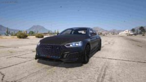 Drive the Fivem Audi RS5-R ABT in GTA V. Experience enhanced performance, bold design, and ultimate speed with this custom mod.